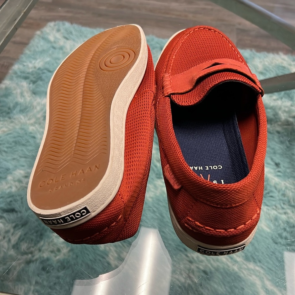 Cole Haan grand 0s fabric slip on loafers unique color brand new